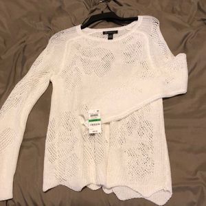 Inc International Concepts Pointelle Sweater-L